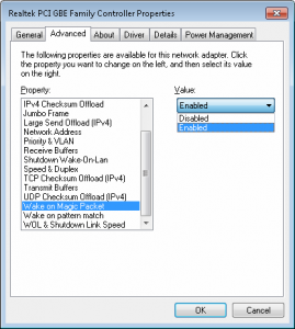 wake on lan magic packet sender website